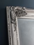 Gallery Direct Sophia Baroque Rectangular Wood Frame Wall, 108 x 78cm, Silver