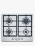 Bosch PGP6B5B90 Gas Hob, Stainless Steel
