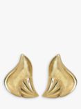 Eclectica Vintage Ear Lobe Cover Clip-On Earrings, Dated Circa 1980s