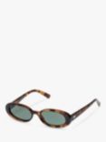 Le Specs Women's Outta Love Oval Sunglasses, Tortoise