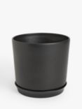 John Lewis Contemporary Glazed Stoneware Planter, 24.5cm