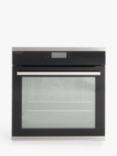 John Lewis JLBIOSS750 Built In Electric Self Cleaning Single Oven, Stainless Steel