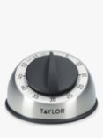 Taylor Pro Stainless Steel 60 Minute Dial Classic Wind-Up Kitchen Timer