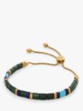Monica Vinader Delphi Malachite Bracelet, Gold