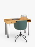 John Lewis ANYDAY Tub Office Chair, Moss Green