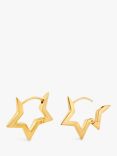 Dinny Hall Star Click Hoop Earrings, Gold Gold