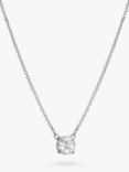 Hot Diamonds White Topaz Pendant Solitaire Necklace, Silver