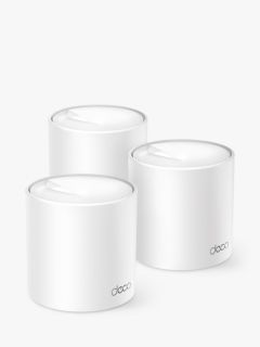 TP-Link Deco X50 Whole Home Mesh Wi-Fi System with Built-In Antivirus, AX3000, Pack of 3