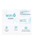 TP-Link Deco X50 Whole Home Mesh Wi-Fi System with Built-In Antivirus, AX3000, Pack of 3