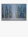 Ekaterina Ermilkina - 'Sunny City' Framed Canvas Print, 64 x 94cm, Blue/Multi
