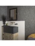 Galerie Plaster Texture Wallpaper, Charcoal