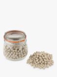 Tala Ceramic Baking Beans & Clip-Top Glass Jar, Clear/Natural