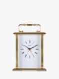 Acctim Gainsborough Roman Numeral Analogue Carriage Clock, 14cm, Gold
