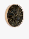 Acctim Luxe Marble-Effect Analogue Quartz Wall Clock, 40cm, Green