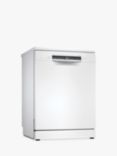 Bosch Series 4 SMS4HKW00G Freestanding Dishwasher, White