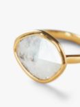 Monica Vinader Petal Moonstone Ring, Gold