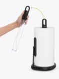 simplehuman Paper Kitchen Roll Holder and Spray Pump, Black