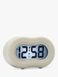 Acctim Nash Smartlite Soft-Touch Case Digital LCD Alarm Clock, Putty
