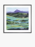 Andrew Lansley - 'Roubion' Framed Print & Mount, 60 x 60cm, Blue/Green