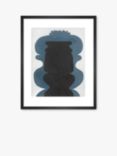 Isabelle Carr - 'Lamps 1' Framed Print & Mount, 60 x 50cm, Blue/Black