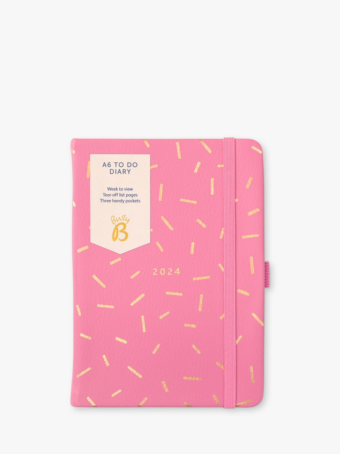 2024 Diary A6 Flower Pattern / Pink - Marks-store