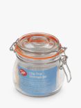 Tala Lever Arm Clip-Top Glass Storage Jar, 500ml, Clear