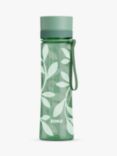 Zoku Leaf Print Leak-Proof Plastic Drinks Bottle, 600ml, Green