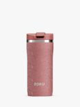 Zoku Vacuum Insulated Stainless Steel Leak-Proof Travel Mug, 350ml, Rosé