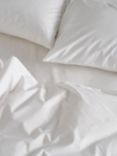 Bedfolk Classic Cotton Duvet Set, Snow