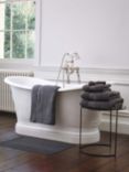 Jasper Conran London Turkish Cotton Soft Bath Mat, Charcoal
