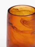 John Lewis Bathroom Tumbler, Brown Amber