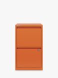 Bisley Home Filer 2 Drawer Filing Cabinet, Bisley Orange