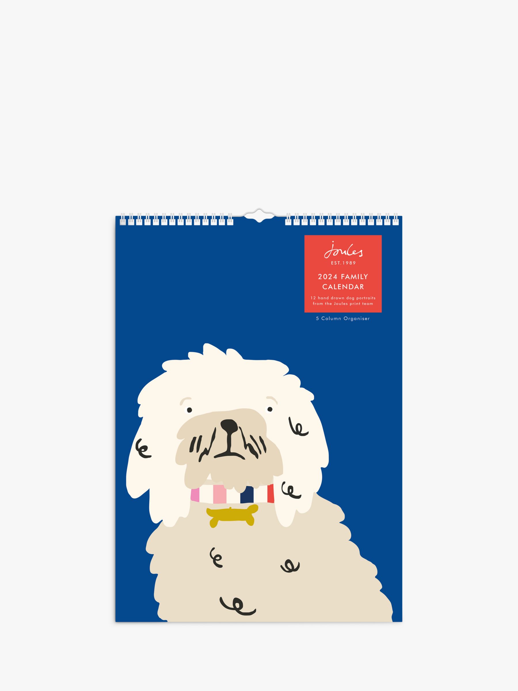 Portico Joules Dog Family 2024 Calendar, Multi