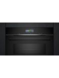 Siemens iQ700 HM776G1B1B Built In Electric Oven with Microwave Function, Black