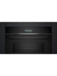Siemens iQ700 CM724G1B1B Built-In Compact Oven with Microwave, Black