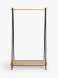 John Lewis Metal Frame Bamboo Clothes Rail