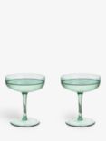 John Lewis Coupe Cocktail Glass, Set of 2, 165ml, Green