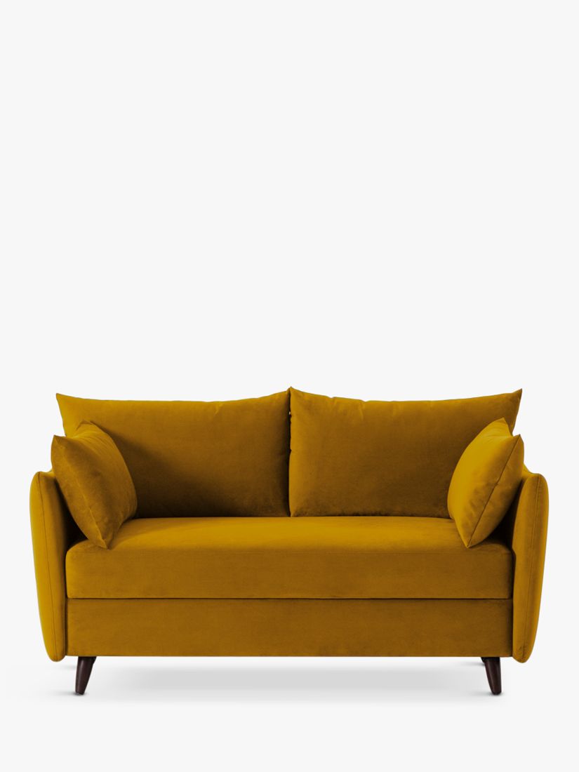 Model 08 Range, Swyft Model 08 Medium 2 Seater Double Sofa Bed, Velvet Mustard