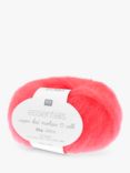 Rico Design Essentials Super Kid Mohair Silk Yarn, 25g, Neon Red