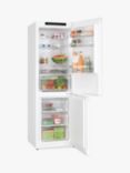 Bosch Series 4 KGN362WDFG Freestanding 60/40 Fridge Freezer, White