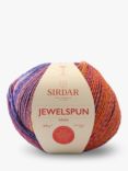 Sirdar Jewelspun With wool Aran Yarn, 200g, Tourmaline Dream