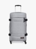 Eastpak Transit'R 4-Wheel 70cm Medium Suitcase, Black, Sunday Grey