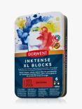 Derwent Charcoal Inktense XL Blocks, Tin of 6