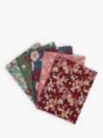 Liberty Fabrics Woodland Autumn Fat Quarter Fabrics, Pack of 5, Multi