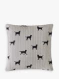 Emily Bond Marley Cushion, Coal