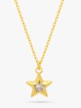 Estella Bartlett Cubic Zirconia Star Pendant Necklace