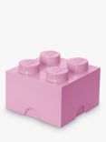 LEGO 4 Stud Storage Brick, Light Purple