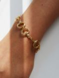 Jon Richard Snaffle Chain Bracelet, Gold