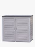 Suntime Wood-Effect Wheelie Bin Cabinet, 1170L, Grey