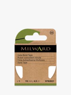 Milward Insta-Bond Double Sided Adhesive Tape, W19mm x L4.5m
